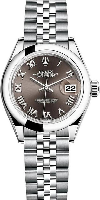 Rolex Lady Datejust 28mm Smooth Stainless Steel 279160BRSJ