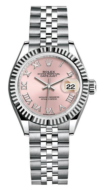 〇 ROLEX レプリカ品 DATEJUST 36 対応ブレス YZ4428 Rolex Lady Datejust 28mm Fluted Stainless Steel 279174PDFJ