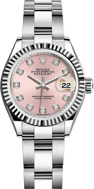 Rolex Lady Datejust 28mm Fluted Stainless Steel 279174PDFO