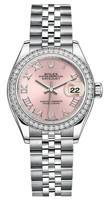 Rolex Lady Datejust 28mm Diamond Bezel Stainless Steel 279384PRDJ Rolex Lady Datejust 28mm Diamond Bezel Stainless Steel 279384PRDJ