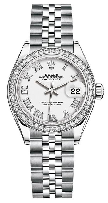 Rolex Lady Datejust 28mm Diamond Bezel Stainless Steel 279384WRDJ Rolex Lady Datejust 28mm Diamond Bezel Stainless Steel 279384WRDJ