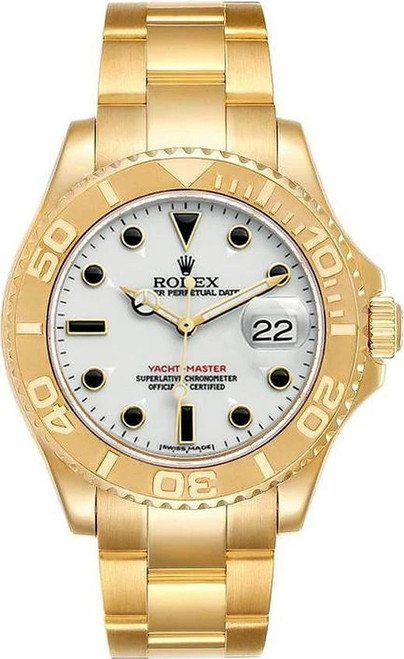 Rolex Yacht-Master Gold White 16628