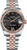 Rolex New Style Datejust Rose Gold Midsize Two Tone Factory Black Roman Pave Jubilee Bracelet 178271