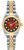 Rolex Women's Datejust Two Tone Fluted Factory  Red Vignette Dial