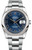 Rolex Datejust Stainless Steel Smooth Bezel and Blue Roman Dial on Oyster Bracelet 116200