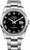 Rolex Datejust Stainless Steel Smooth Bezel & Black Roman Dial on Oyster Bracelet 116200