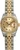 Rolex Women's New Style Two-Tone Datejust with Factory Champagne Sunbeam  Roman 179173