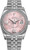 Rolex New Style Datejust Stainless Steel  Rolex Factory Diamond Bezel & Pink Floral Dial on Jubilee Bracelet 116244