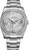 Rolex New Style Datejust Stainless Steel  Rolex Factory Diamond Bezel & Silver Floral Dial on Oyster Bracelet 116244
