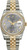 Rolex New Style Datejust Two Tone Factory Diamond Bezel and Silver Sunbeam Roman Dial 116243