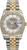 Rolex New Style Datejust Two Tone Factory Diamond Bezel and Silver Tuxedo Dial 116243