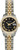 Rolex Women's New Style Two-Tone Datejust with Factory Diamond Bezel and Black Sunbeam Roman Dial 179383