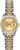 Rolex Women's New Style Two-Tone Datejust with Factory Diamond Bezel and Champagne Index Dial 179383