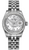 Rolex Women's New Style Steel Datejust with Factory Diamond Bezel and Silver Goldust Arabic Dial 179384