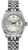 Rolex Women's New Style Steel Datejust with Factory Diamond Bezel and Silver Index Dial 179384