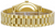 Rolex Men's Day Date President Yellow Gold Factory Diamond Bezel & Black Index Dial 18348
