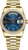 Rolex Day Date President Yellow Gold Factory Diamond Bezel & Blue Index Dial 18348