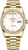 Rolex Men's Day Date President Yellow Gold Factory Diamond Bezel & White Index Dial 18348