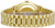 Rolex Men's Day Date President Yellow Gold Factory Diamond Bezel & Ruby String Diamond Dial 18348