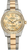 Rolex Datejust Midsize Two Tone Factory Diamond Bezel & Champagne Floral Dial on Oyster Bracelet P178383