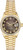 Rolex Women's President Yellow Gold Factory Diamond Bezel and Dark Mother of Pearl Roman 69138