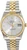 Rolex Men's Datejust Two Tone Fluted Factory Silver Diamond Dial