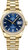 Rolex Women's President Midsize Factory Diamond Bezel on Blue Index Dial 68288