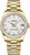 Rolex Women's President Midsize Factory Diamond Bezel on White Index Dial 68288