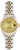 Rolex Women's Datejust Two Tone Fluted Factory Champagne Concentric Dial