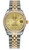 Rolex New Style Datejust Midsize Two Tone Factory Diamond Bezel and Champagne Concentric Dial Jubilee