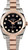 Rolex Datejust Rose Gold Black Diamond Dial on Smooth Bezel 116201