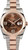 Rolex Datejust Rose Gold Factory Chocolate Floral on Smooth Bezel 116201