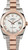 Rolex Datejust Rose Gold White Roman on Smooth Bezel 116201