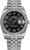 Rolex New Style Datejust Stainless Steel  Rolex Factory Diamond Bezel & Black Arabic Concentric Dial on Jubilee Bracelet 116244
