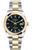 Rolex New Style Datejust Two Tone Smooth Bezel Black Index Dial