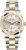 Rolex New Style Datejust Two Tone Smooth Bezel Factory Silver Diamond Dial on Jubilee Bracelet