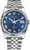 Rolex New Style Datejust Stainless Steel  Fluted Bezel & Factory Blue Anniversary Roman Dial on Jubilee Bracelet 116234
