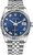 Rolex New Style Datejust Stainless Steel  Fluted Bezel & Factory Blue Anniversary Roman Dial on Jubilee Bracelet 116234