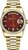 Rolex Men's Day Date President Yellow Gold Factory Diamond Bezel & Red Vignette 18348