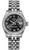 Rolex Women's New Style Steel Datejust with Factory Diamond Bezel and Black Arabic Concentric Dial 179384