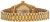 Rolex Women's President Yellow Gold Factory Diamond Bezel and Blue Vignette Dial 69138