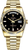 Rolex Men's Day Date President Yellow Gold Factory Black Diamond Dial 18038