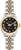 Rolex Women's Datejust Two Tone Fluted Black Sunbeam Roman Dial