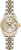 Rolex Women's Datejust Two Tone Fluted Silver Index Dial