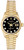 Rolex Women's President Yellow Gold Fluted Factory Black Diamond Dial