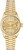 Rolex Women's President Yellow Gold Fluted Factory Champagne Diamond Dial