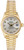 Rolex Women's President Yellow Gold Fluted Factory Silver Diamond Dial