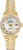 Rolex Women's President Yellow Gold Factory Diamond Bezel and Mother of Pearl Roman 69138