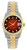 Rolex Women's Datejust Midsize Two Tone Factory Red Vignette Diamond Dial