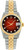 Rolex Women's Datejust Midsize Two Tone Factory Red Vignette Diamond Dial